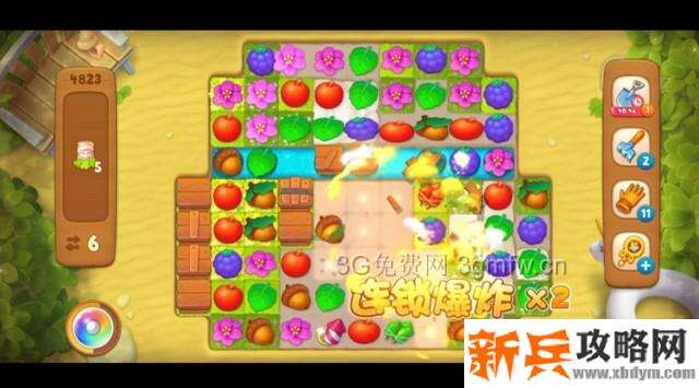 梦幻花园4823关怎么过？ 梦幻花园攻略4823关