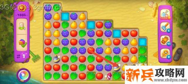 梦幻花园4805关怎么过？ 梦幻花园攻略4805关