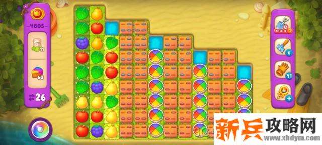 梦幻花园4805关怎么过？ 梦幻花园攻略4805关