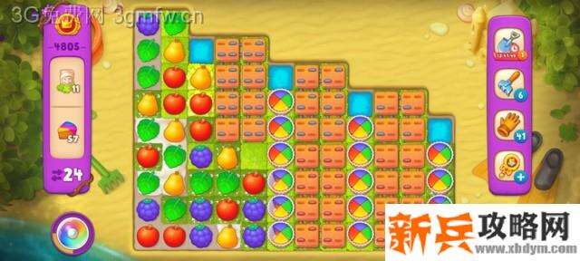 梦幻花园4805关怎么过？ 梦幻花园攻略4805关