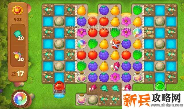 梦幻花园423关怎么过？ 梦幻花园攻略423关