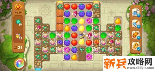 梦幻花园4434关怎么过？ 梦幻花园攻略4434关