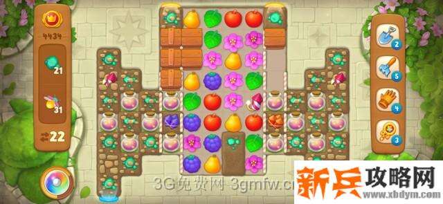 梦幻花园4434关怎么过？ 梦幻花园攻略4434关