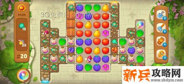 梦幻花园4434关怎么过？ 梦幻花园攻略4434关