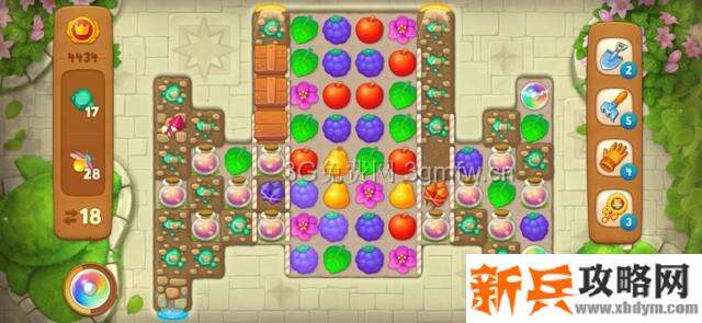 梦幻花园4434关怎么过？ 梦幻花园攻略4434关