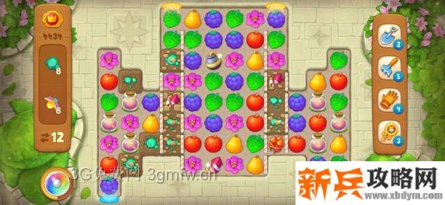 梦幻花园4434关怎么过？ 梦幻花园攻略4434关