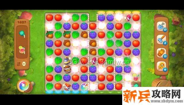 梦幻花园4807关怎么过？ 梦幻花园攻略4807关