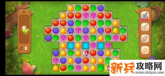 梦幻花园17关怎么过？ 梦幻花园攻略17关