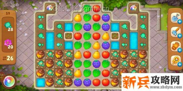 梦幻花园59关怎么过？ 梦幻花园攻略59关
