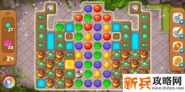 梦幻花园59关怎么过？ 梦幻花园攻略59关