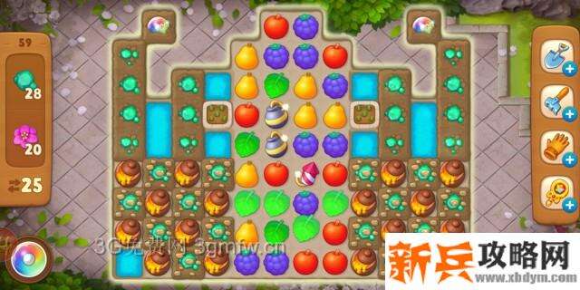 梦幻花园59关怎么过？ 梦幻花园攻略59关