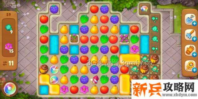 梦幻花园59关怎么过？ 梦幻花园攻略59关