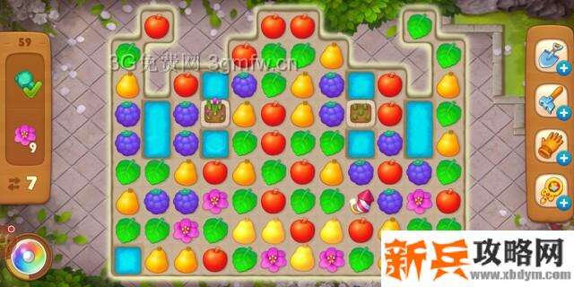 梦幻花园59关怎么过？ 梦幻花园攻略59关