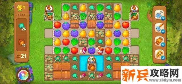 梦幻花园4346关怎么过？ 梦幻花园攻略4346关