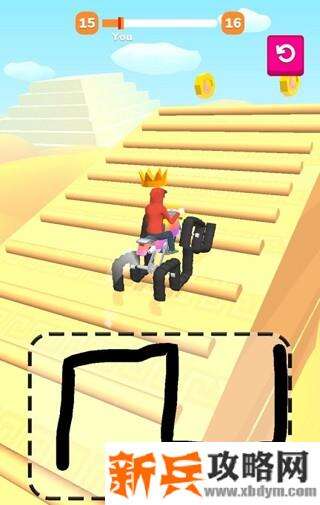 涂鸦骑士3d版21关怎么过？