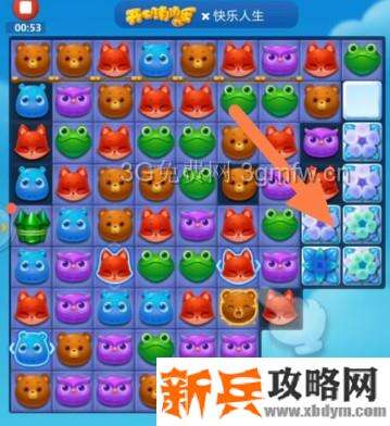 开心消消乐3223关怎么过？ 开心消消乐3223关三星攻略