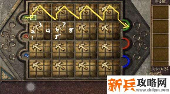 密室逃脱越狱100个房间之四第34关攻略