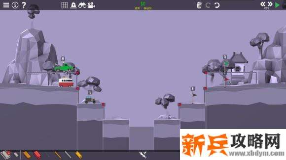 桥梁建造师2《PolyBridge2》5-1攻略
