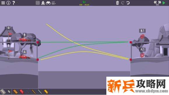 桥梁建造师2《PolyBridge2》5-2攻略