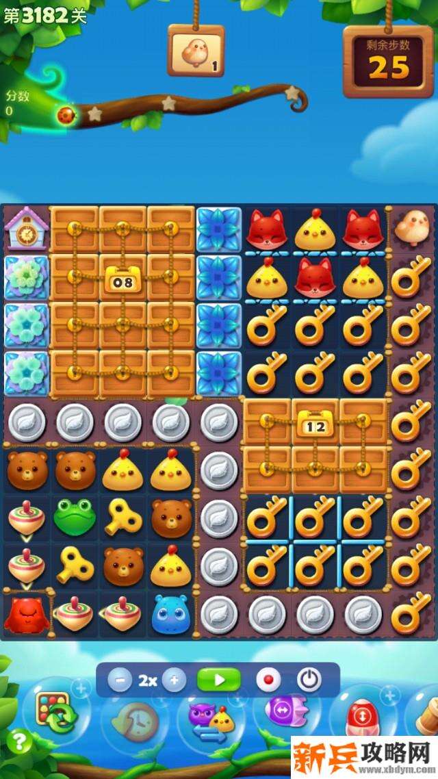 开心消消乐3182关怎么过？ 开心消消乐3182关攻略