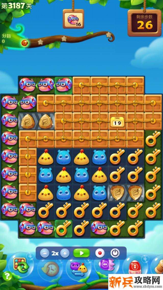 开心消消乐3187关怎么过？ 开心消消乐3187关图文攻略