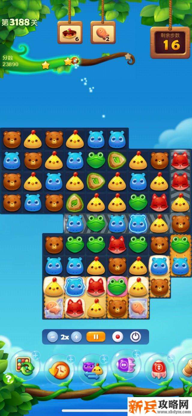 开心消消乐3188关怎么过？ 开心消消乐3188关攻略
