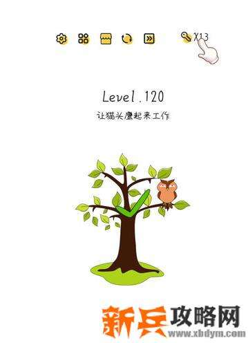 超级大脑SuperBrain第120关【让猫头鹰起来工作】答案攻略