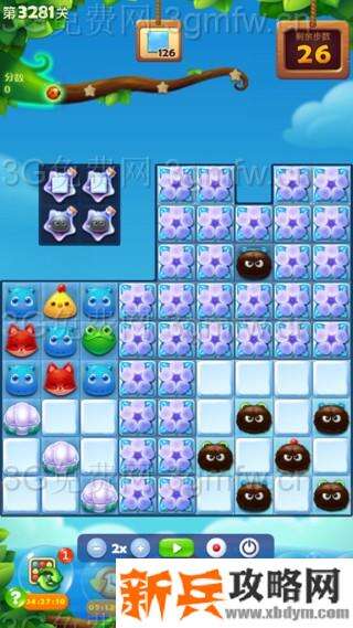 开心消消乐3281关怎么过？ 开心消消乐3281关图文攻略
