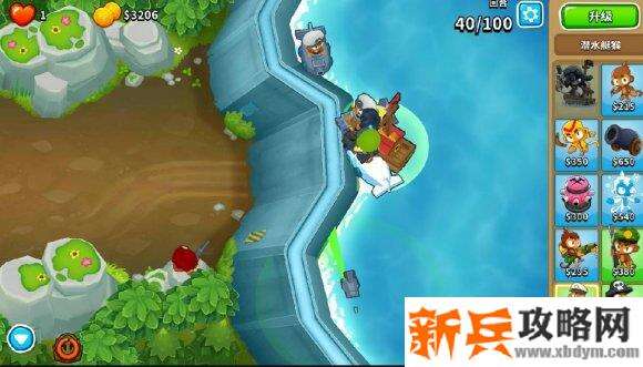 气球塔防6《BloonsTD6》水淹山谷点击模式攻略