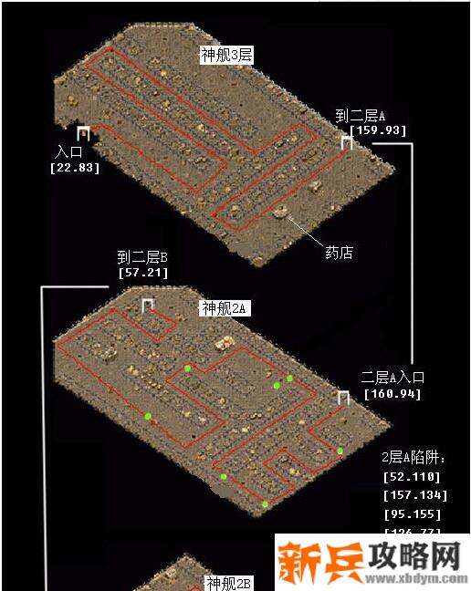 光通传奇3《GTMir3Online》神舰地图NPC坐标攻略