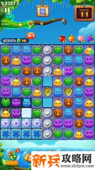 开心消消乐3287关怎么过？ 开心消消乐3287关图文攻略