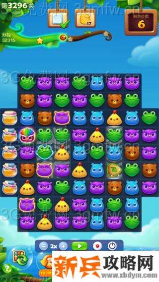 开心消消乐3296关怎么过？ 开心消消乐3296关图文攻略