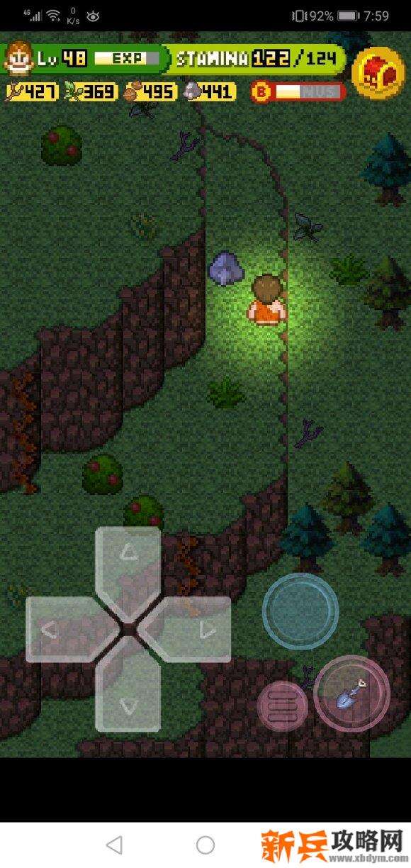 无人岛大冒险2《SurvivalIsland2》山顶的石头推到哪？