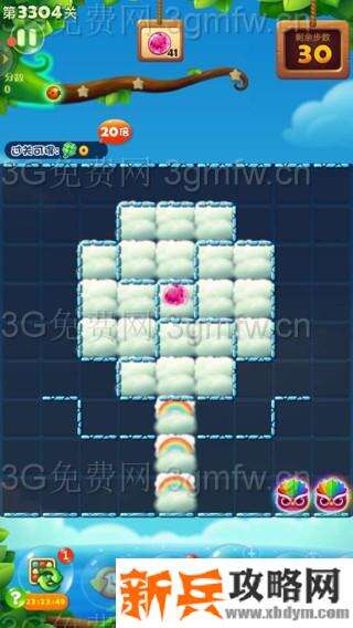 开心消消乐3304关怎么过？ 开心消消乐3304关三星攻略