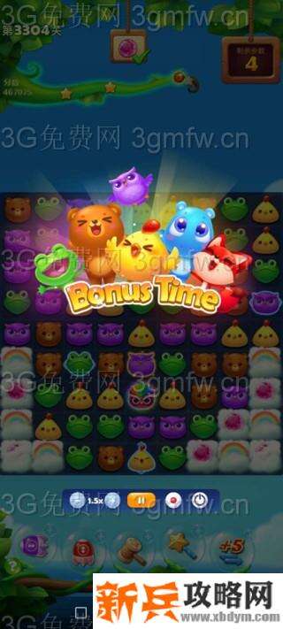 开心消消乐3304关怎么过？ 开心消消乐3304关攻略