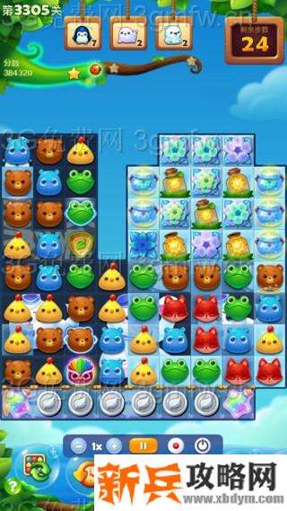 开心消消乐3305关怎么过？ 开心消消乐3305关三星攻略