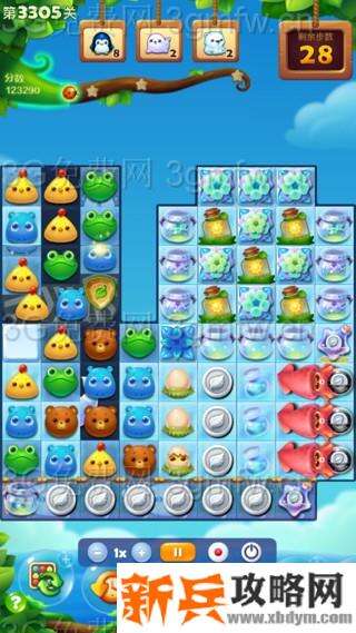 开心消消乐3305关怎么过？ 开心消消乐3305关三星攻略