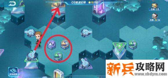 QQ飞车手游QS极速幻境第三期北地惊雷第四章怎么走？