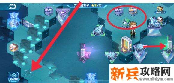 QQ飞车手游QS极速幻境第三期北地惊雷第四章怎么走？