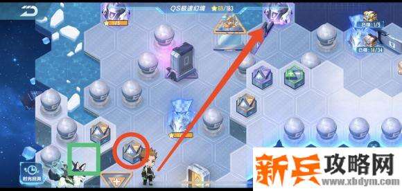 QQ飞车手游QS极速幻境第三期北地惊雷第二章怎么走？