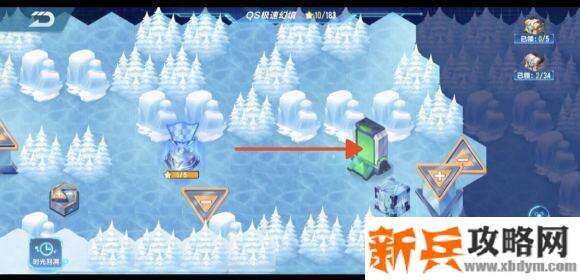 QQ飞车手游QS极速幻境第三期北地惊雷第一章怎么走？