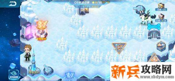 QQ飞车手游QS极速幻境第三期北地惊雷第一章怎么走？