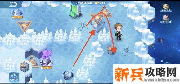 QQ飞车手游QS极速幻境第三期北地惊雷第一章怎么走？