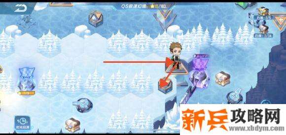 QQ飞车手游QS极速幻境第三期北地惊雷第一章怎么走？