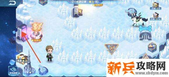 QQ飞车手游QS极速幻境第三期北地惊雷第一章怎么走？