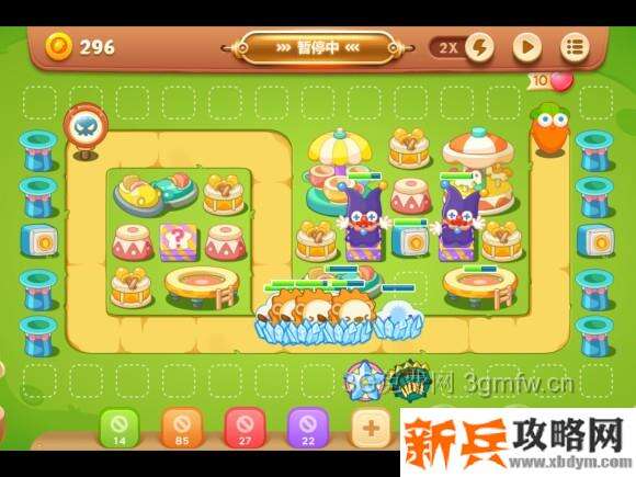 保卫萝卜3游乐场大作战第5关金萝卜攻略