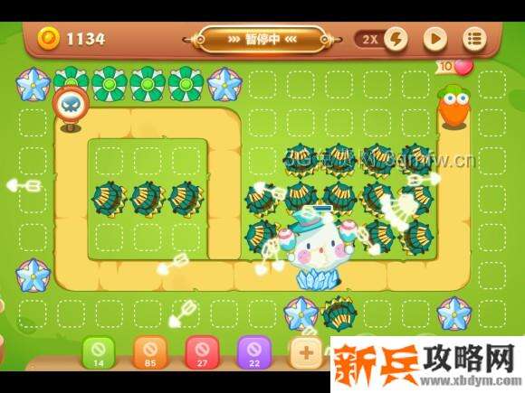 保卫萝卜3游乐场大作战第5关金萝卜攻略