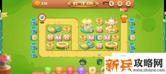 保卫萝卜3游乐场大作战第五关攻略