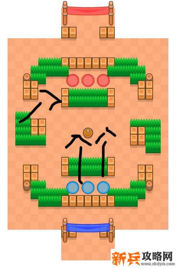 荒野乱斗绿茵交锋地图攻略