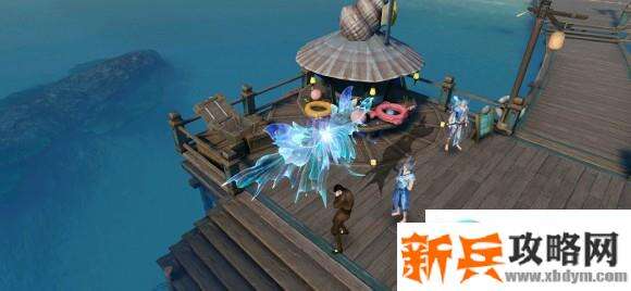 天谕手游汐语湾木刻宝箱坐标攻略